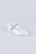 Шпаклёвочные Плоские Туфли Белый SA215