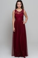 Длинное Вечернее Платье Бордовый AR36808