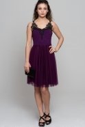 Короткое Вечернее Платье Пурпурный AR36820