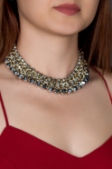 Ожерелья Серый EB147