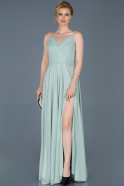Длинное Помолвочное Платье Мятный ABU808