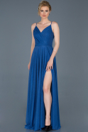 Длинное Помолвочное Платье Ярко-синий ABU808