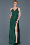 Длинное Помолвочное Платье Изумрудно-зеленый ABU808