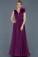 Длинное Помолвочное Платье Фиолетовый ABU810