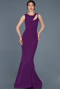 Длинное Вечернее Платье Русалка Пурпурный ABU825
