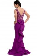 Длинное Вечернее Платье Пурпурный C7164