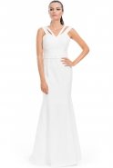Длинное Вечернее Платье Белый E3152