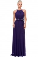 Длинное Вечернее Платье Пурпурный E3163
