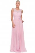 Длинное Вечернее Платье розовый ABU092