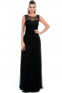 Длинное Вечернее Платье Черный E3187