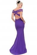 Длинное Вечернее Платье Пурпурный E3197