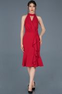 Миди Пригласительное Платье красный ABK423
