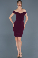 Короткое Выпускное Платье Пурпурный ABK501