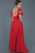 Длинное Свободное Вечернее Платье красный ABU719