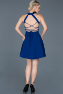 Короткое Вечернее Платье Ярко-синий ABK694