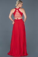 Длинное Выпускное Платье красный ABU841