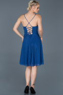Короткое Платье На Приглашение Ярко-синий ABK591