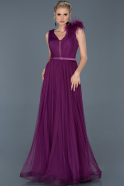 Длинное Помолвочное Платье Фиолетовый ABU842