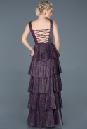 Длинное Помолвочное Платье Фиолетовый ABU524