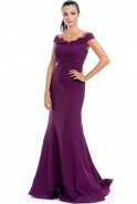 Длинное Вечернее Платье Пурпурный GG6826