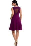 Короткое Коктейльное Платье Пурпурный J1101