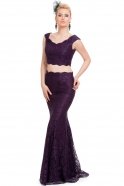 Длинное Вечернее Платье Пурпурный J1104