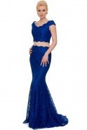Длинное Вечернее Платье Ярко-синий J1104