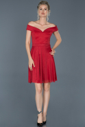 Короткое Вечернее Платье красный ABK609