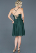 Короткое Платье На Приглашение Изумрудно-зеленый ABK591