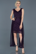Короткое Платье На Приглашение Пурпурный ABK612
