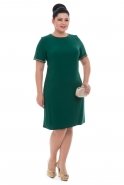 Вечернее Платье Большого Размера зелёный O7901