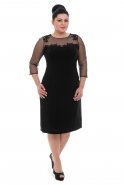 Вечернее Платье Большого Размера Черный S4108