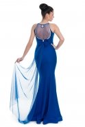 Длинное Вечернее Платье Ярко-синий T2472
