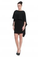 Короткое Вечернее Платье Черный A60410