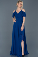 Длинное Вечернее Платье Ярко-синий ABU1074