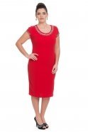 Вечернее Платье Свободного Кроя красный NZ8015