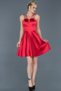 Короткое Вечернее Платье красный ABK622