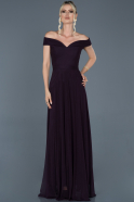 Длинное Вечернее Платье Фиолетовый ABU020