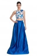 Длинное Выпускное Платье Ярко-синий AL6357