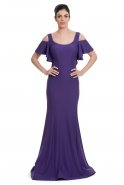 Длинное Вечернее Платье Пурпурный C7022