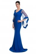 Длинное Вечернее Платье Ярко-синий C7026
