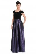 Длинное Вечернее Платье Пурпурный C7110