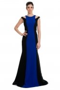 Длинное Вечернее Платье Ярко-синий C7112