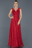 Длинное Вечернее Платье красный ABU922