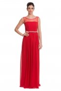 Длинное Вечернее Платье красный T2289