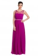 Длинное Вечернее Платье Пурпурный T2289