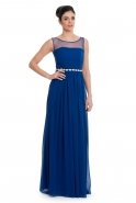 Длинное Вечернее Платье Ярко-синий T2289