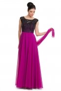 Длинное Вечернее Платье Пурпурный T2404