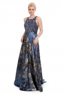Великолепное Бальное Платье Ярко-синий O4199