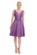 Короткое Вечернее Платье Пурпурный ST1182